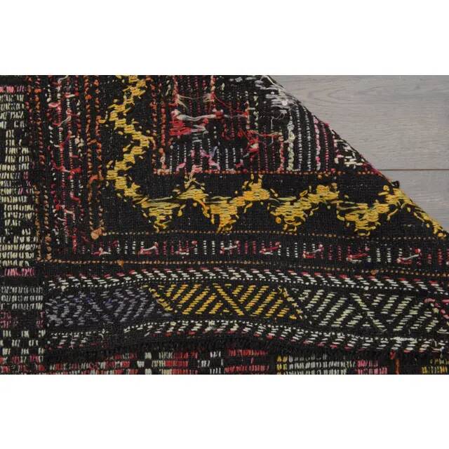 Vintage Turkish Oushak Handmade Wool Cotton Red Area Rug 170x272