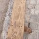 Grand banc ancien bois brut