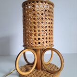 Bamboo bedside lamp and canning