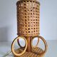 Bamboo bedside lamp and canning