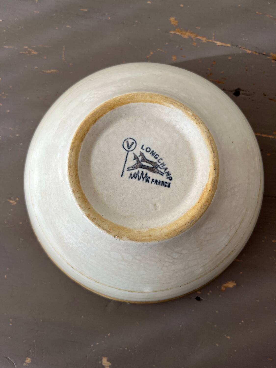 Large Longchamp salad bowl