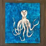 Painting representing an octopus