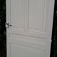 Door 207x99,5cm communication back panel molded