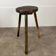 3 primitive stools, folk art