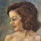 Nude oil painting