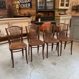 Suite of 4 bistro chairs