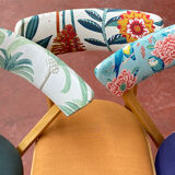 Suite of 6 vintage chairs