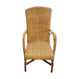 Wicker armchair