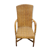 Wicker armchair