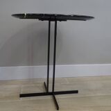 Table basse, d'appoint Natuzzi en marbre Sahara noir, Italie XXIème s.
