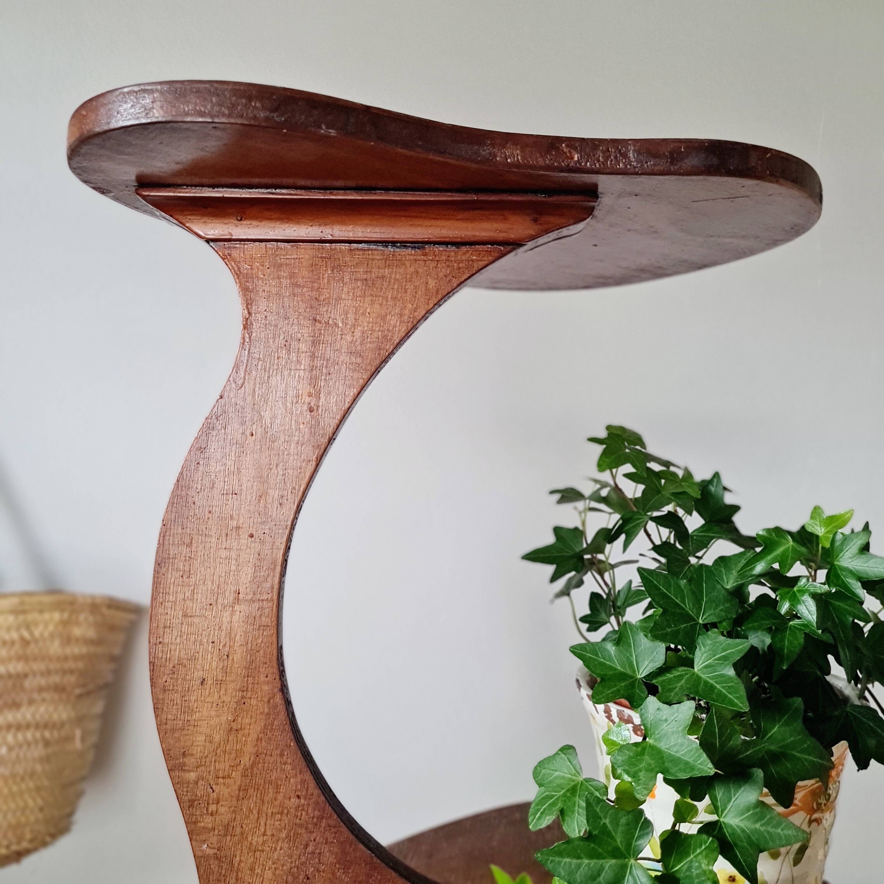 Antique wooden stand - plant holder