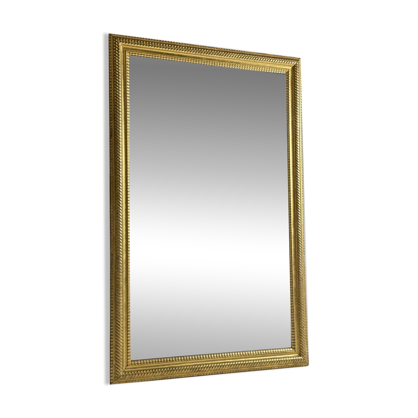 Miroir à cadre ondulé français 187 cm
