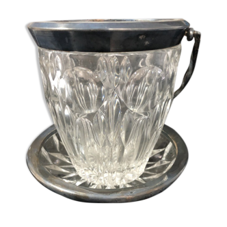 Former art deco ice cube tray and cup