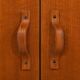 Italian free standing wall unit in teak, 1960s