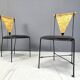 Set of 6 post modern dining chairs, 1970s