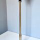 Brass and Black Varnished Aluminum Floor Lamp, Italy