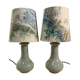 Pair of bedside lamps