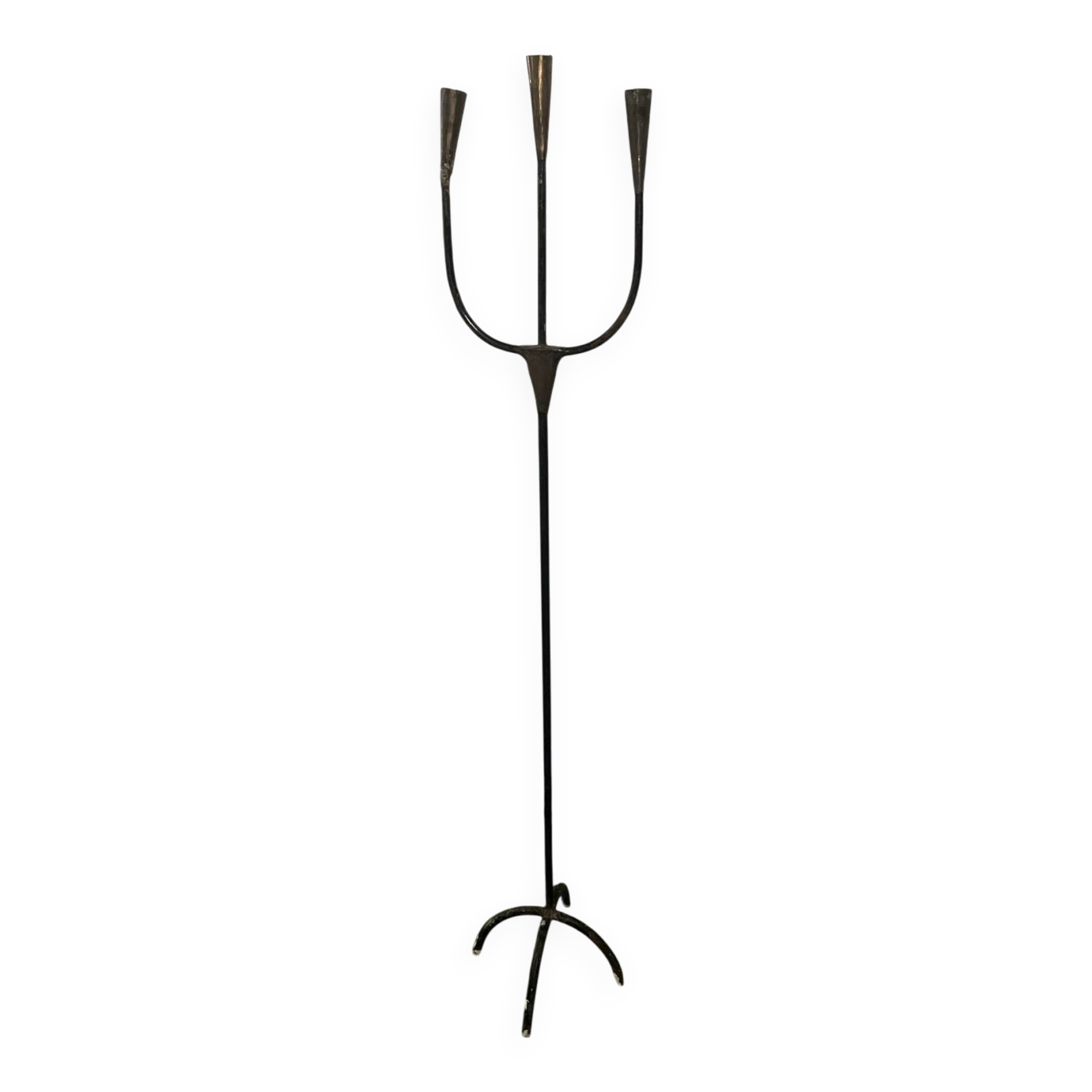 Wrought iron candlestick stand