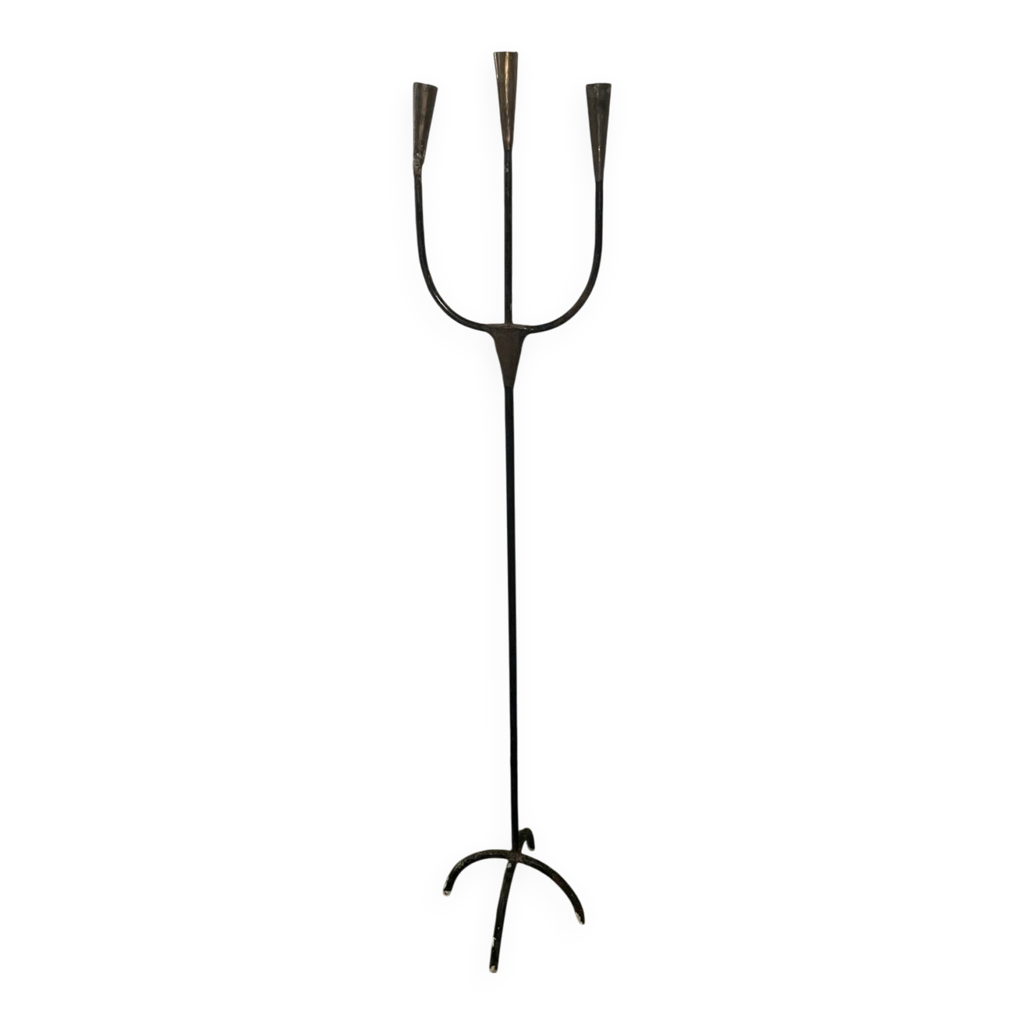 Chandelier sur pied en fer forgé | Selency