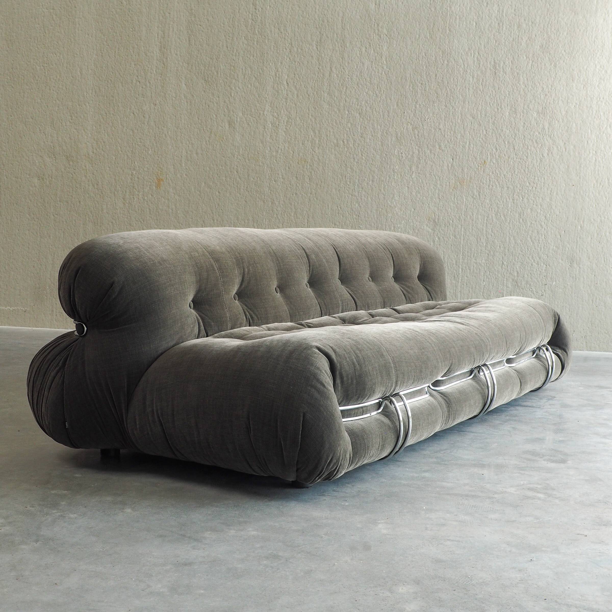 Soriana 3 seater by Afra & Tobia Scarpa for Cassina