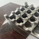 Mid-century chrome-plated metal ashtray, Ultima 15 style, 1970s design