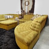 Canapé modulaire vintage XXL Laauser « jaune doux »