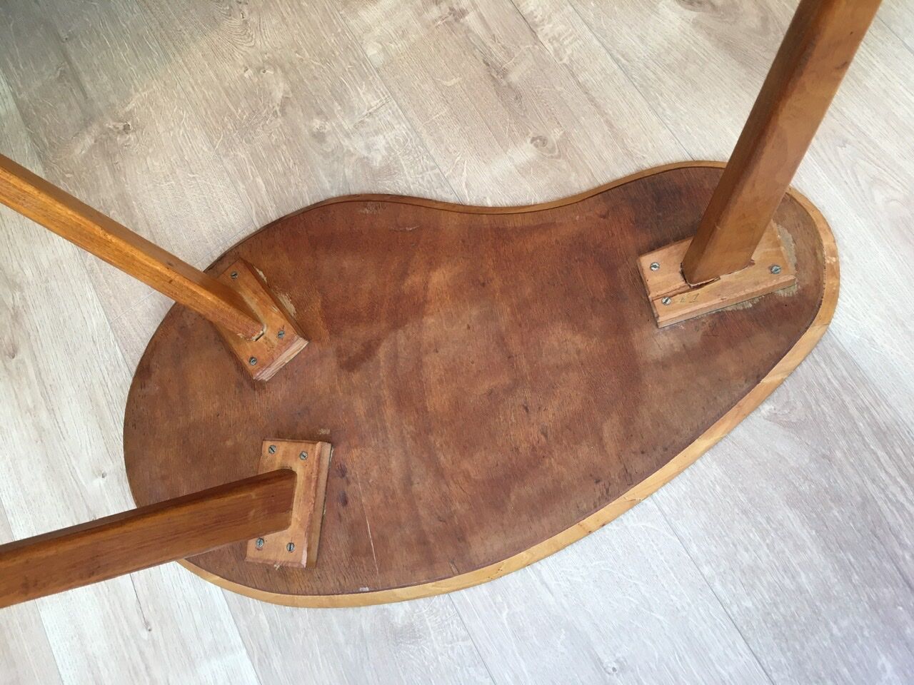 Vintage tripod coffee table