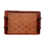 Brutalist wooden tray