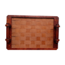Brutalist wooden tray