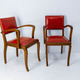 Paire de fauteuils Bridge