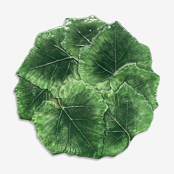 Dish patterns leaves Green color numbered Italy
