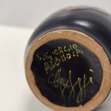 Handmade Ceramic Tulip Vase by Giovanni Poggi for San Giorgio, Italy