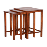 Set of 3 nest tables made in 1930s Czechia