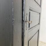 19th century solid wood bonnet cupboard