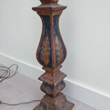 Lampe sur pied en bois