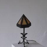 Lampe de table dragon en fer forgé, style Arts & Crafts | Italie | Années 1910