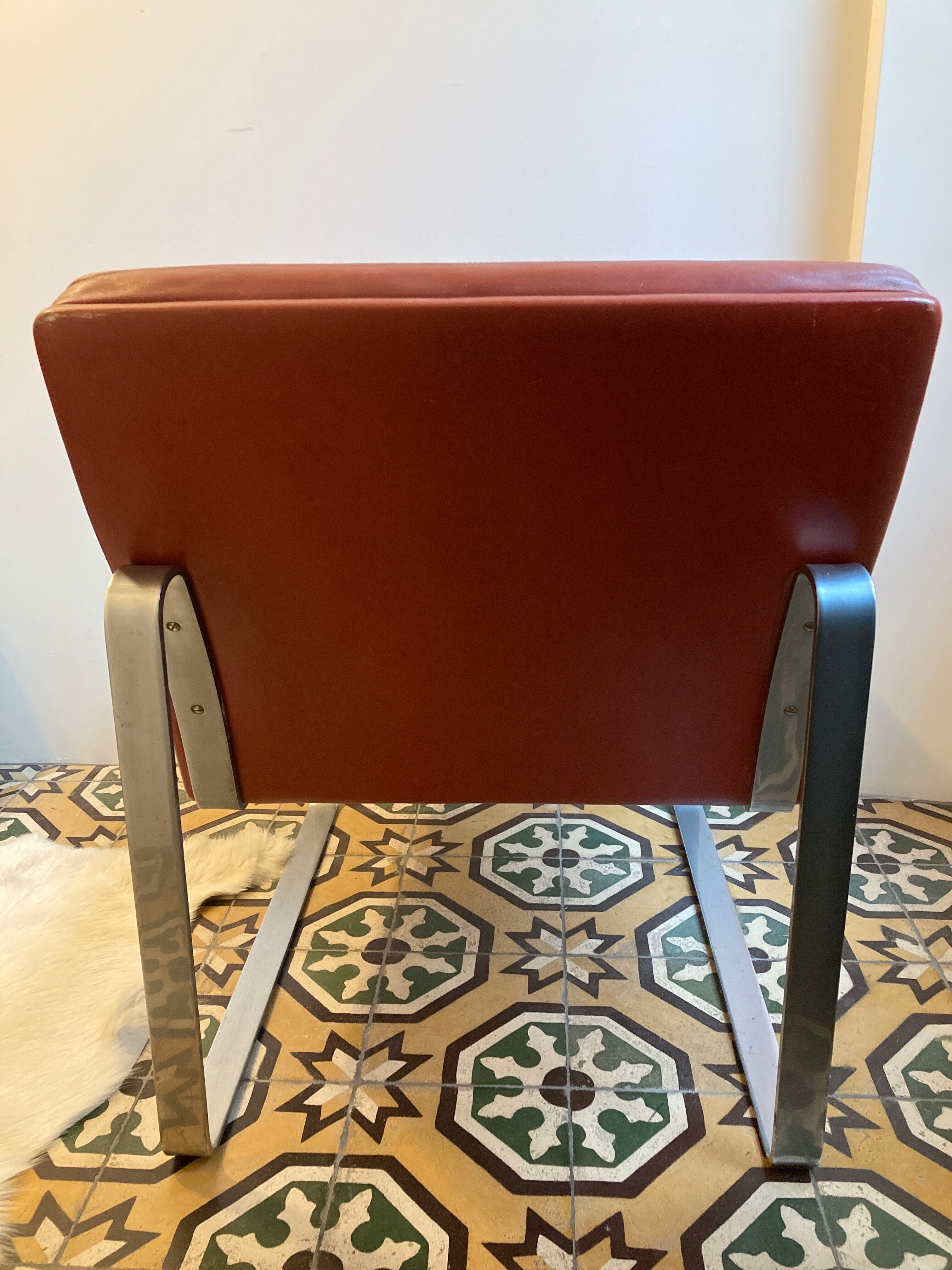 Leather armchair
