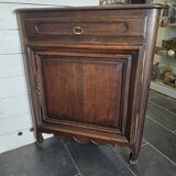 Pair of oak corner cabinets