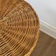 Rattan coffee table by Roberto Mango, Italy 1950s