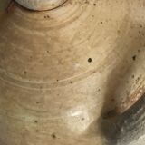 Terracotta lamp, string blinds, cable and vintage switch