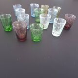 14 biot blown glasses