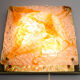 Mazzega Murano glass and brass wall lamp from the 60s