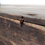 Church bench wooden chest 18th