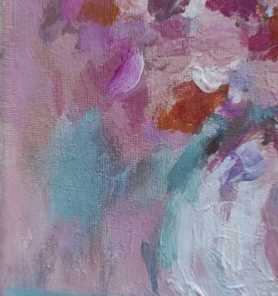 Rose bouquet painting