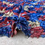 Colorful Boucherouite Moroccan rug - 86 x 152 cm