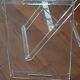 Folding side table Emporio in transparent plexiglass – Italian design
