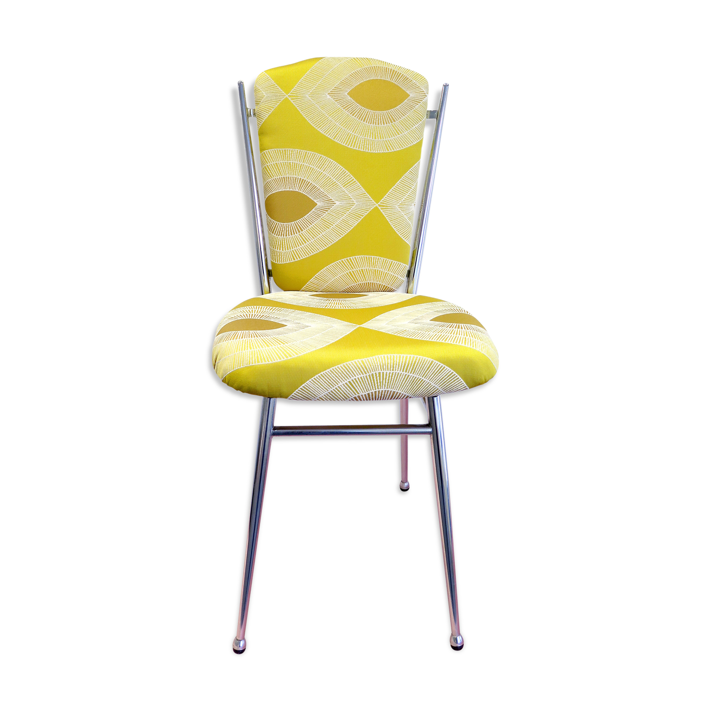 Chaise vintage retapissée