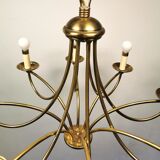 Brass chandelier 70/80