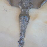 Face a hand courtesy mirror xixth caryatid