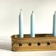 Vintage Brass Candlestick for 4 Candles